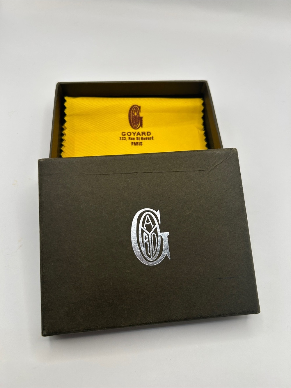 Goyard Yellow Polishing Cloth with Branded Box